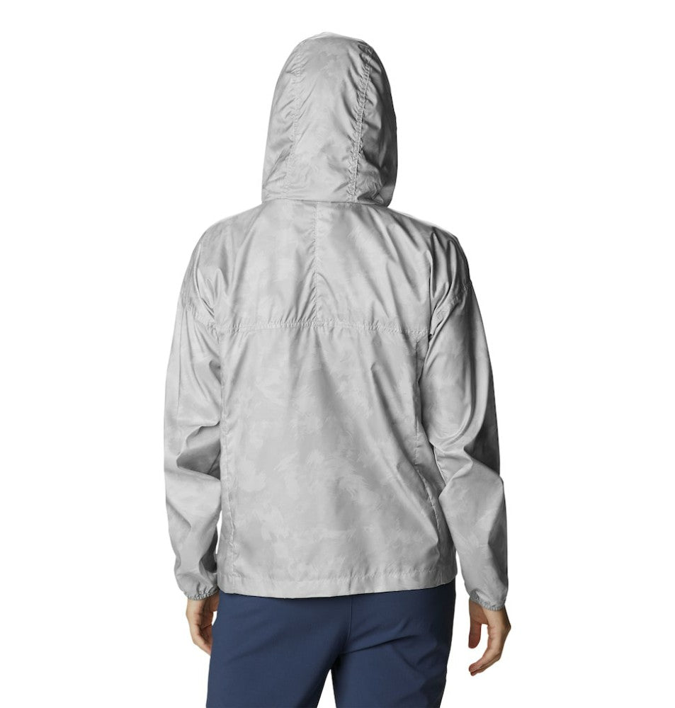 Tampa Bay Rays Women's Flash Challenger Full-Zip Hoodie Windbreaker Jacket - Gray/White | Columbia