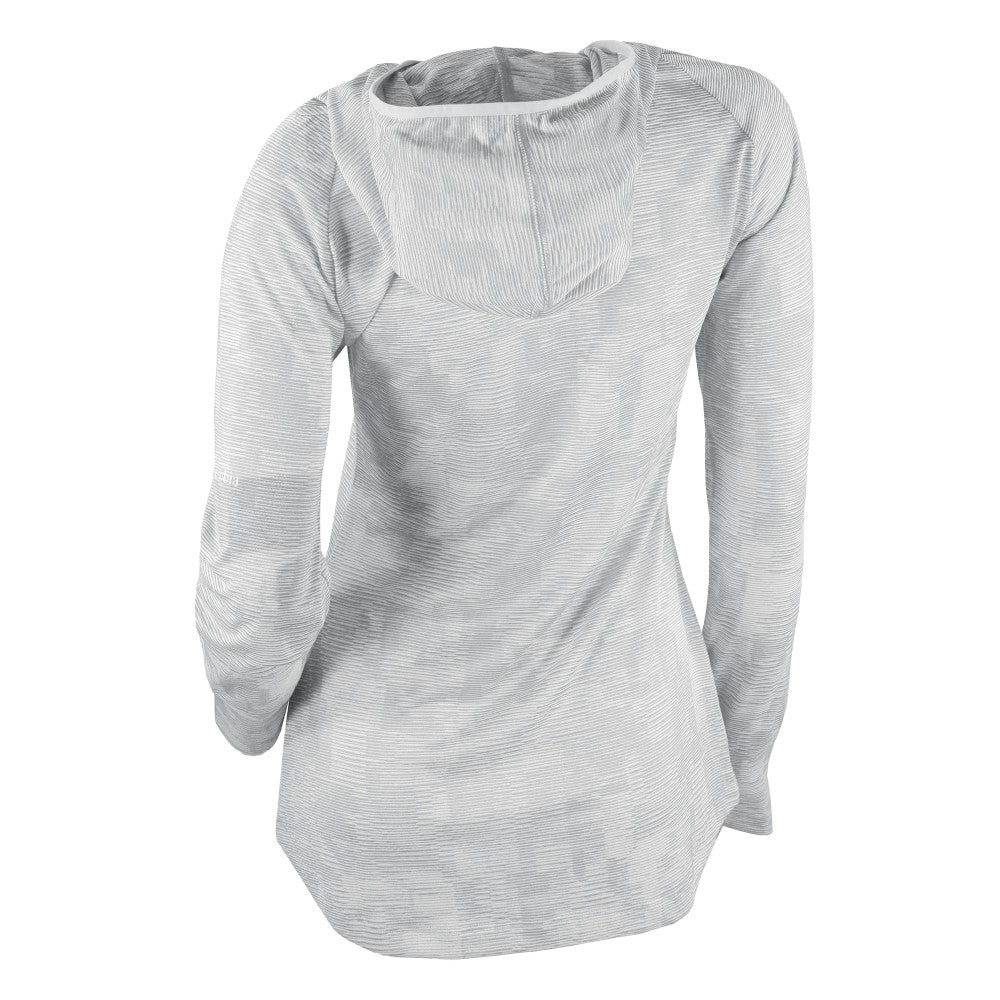 Cincinnati Reds Women's Omni-Wick Sunday Ball Raglan Pullover Hoodie - White | Columbia
