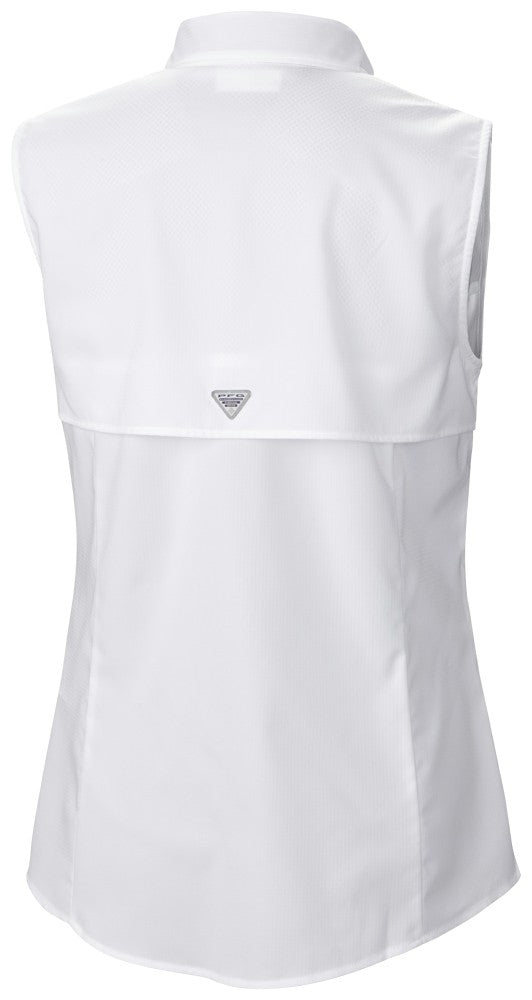 Minnesota Twins Women's Tamiami Sleeveless Shirt - White | Columbia
