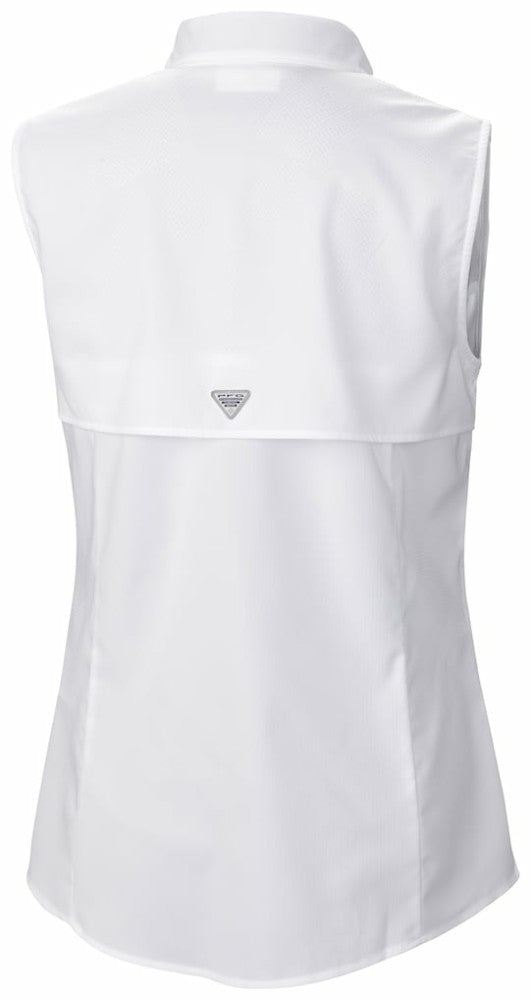 Athletics Women's Tamiami Sleeveless Shirt - White | Columbia