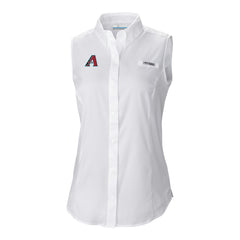 Arizona Diamondbacks Women's Tamiami Sleeveless Shirt - White | Columbia