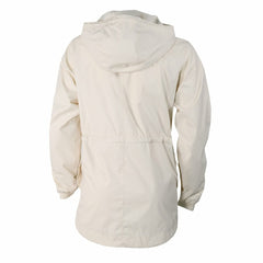 Atlanta Braves Women's Lily Park Full-Zip Rain Jacket - Cream | Columbia