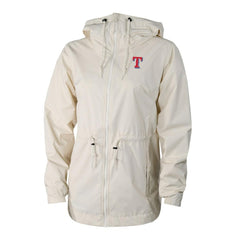 Texas Rangers Women's Lily Park Full-Zip Rain Jacket - Cream | Columbia