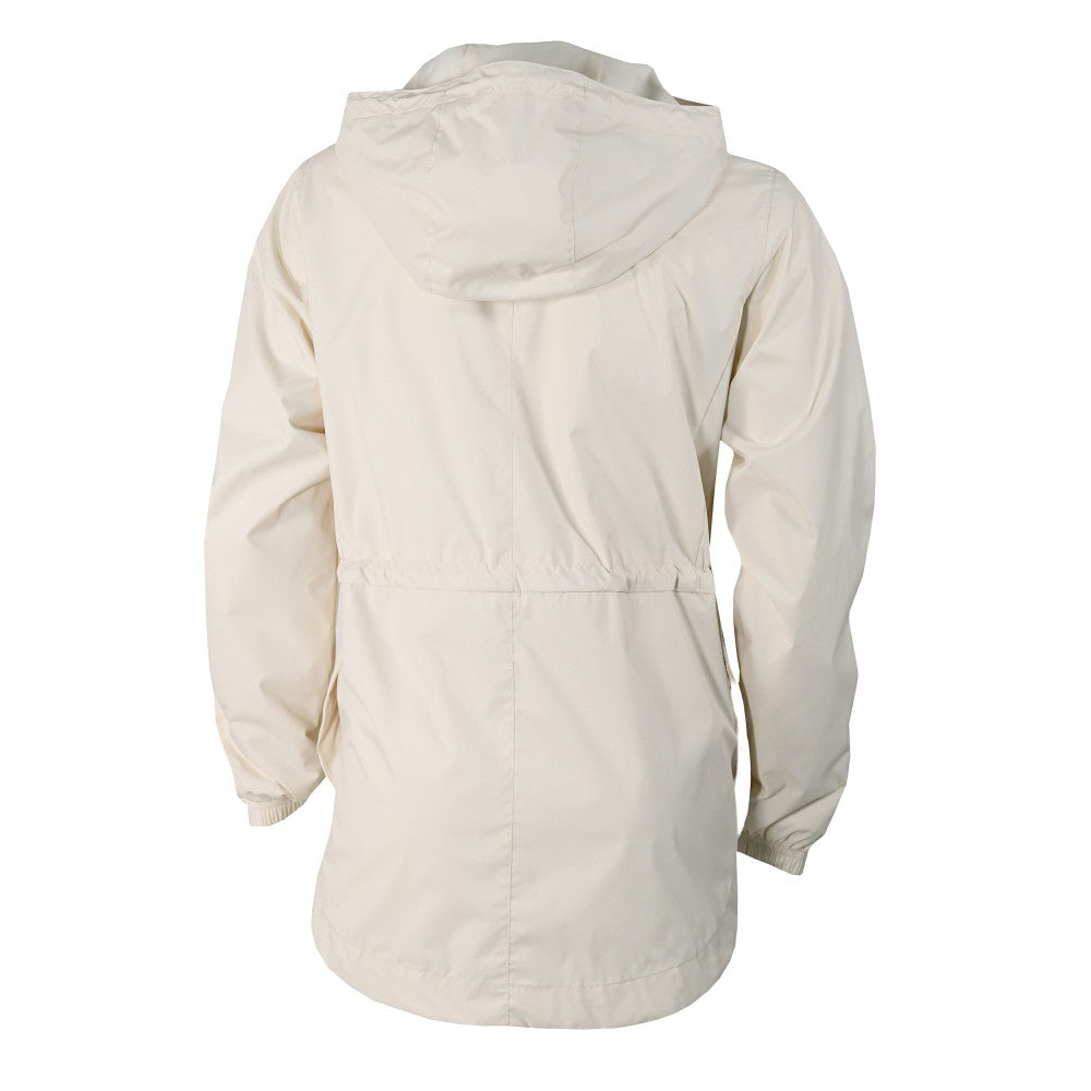 Cincinnati Reds Women's Lily Park Full-Zip Rain Jacket - Cream | Columbia