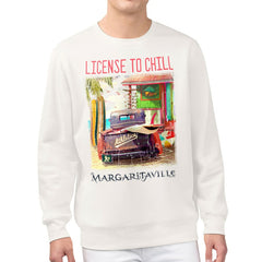 Athletics Margaritaville License to Chill Fleece Sweatshirt - Cream