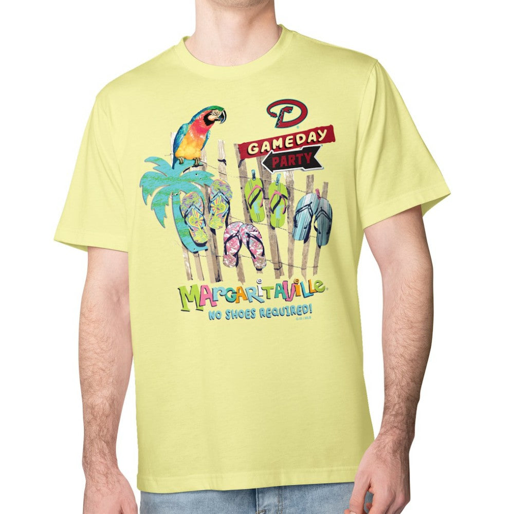 Arizona Diamondbacks Margaritaville Gameday Party T-Shirt - Yellow