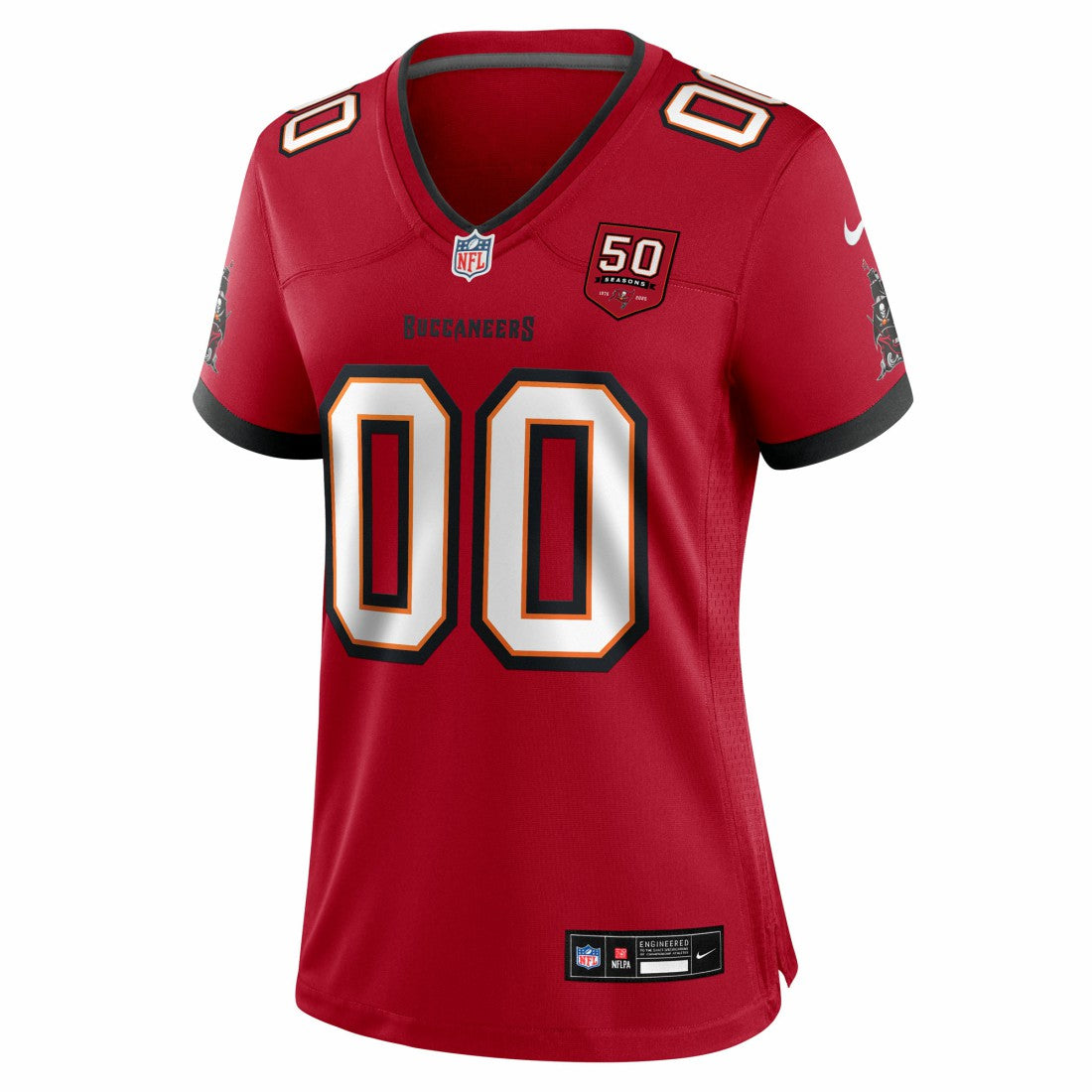 NFL Tampa Bay Buccaneers Women's 50th Season Custom Game Jersey