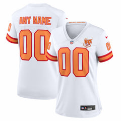 NFL Tampa Bay Buccaneers 76  Women's 50th Season Alternate Custom Game Jersey