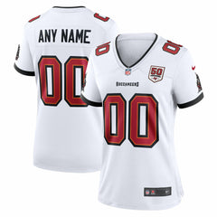 NFL Tampa Bay Buccaneers Women's 50th Season Custom Game Jersey