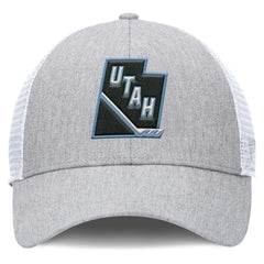 Utah Mammoth Fanatics Utah Badge Trucker Adjustable Hat