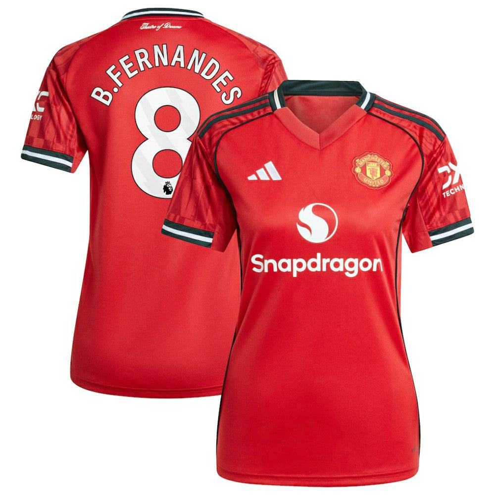 Bruno Fernandes Manchester United Women's Home 2025/26 Replica Player Jersey / Soccer Hot sale