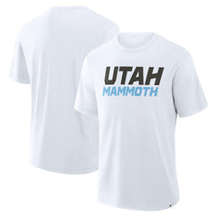 Utah Mammoth Fanatics Wordmark Stadium Slub T-Shirt