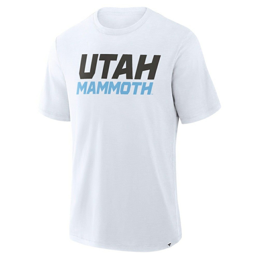 Utah Mammoth Fanatics Wordmark Stadium Slub T-Shirt