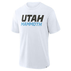 Utah Mammoth Fanatics Wordmark Stadium Slub T-Shirt