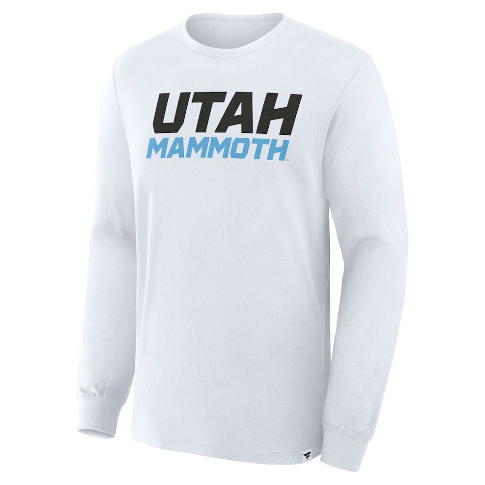 Utah Mammoth Fanatics Wordmark Legacy Long Sleeve T-Shirt