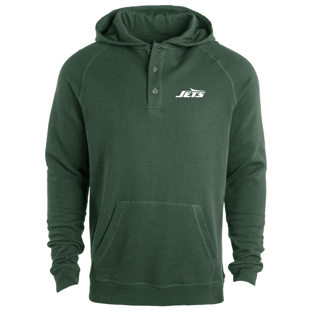 NFL New York Jets Dunbrooke Montana Raglan Thermal Hoodie
