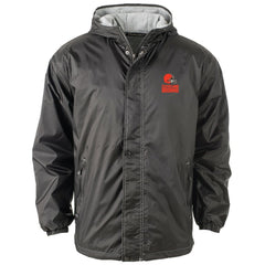 NFL Cleveland Browns Dunbrooke Big & Tall Logo Legacy Stadium Full-Zip Hooded Jacket