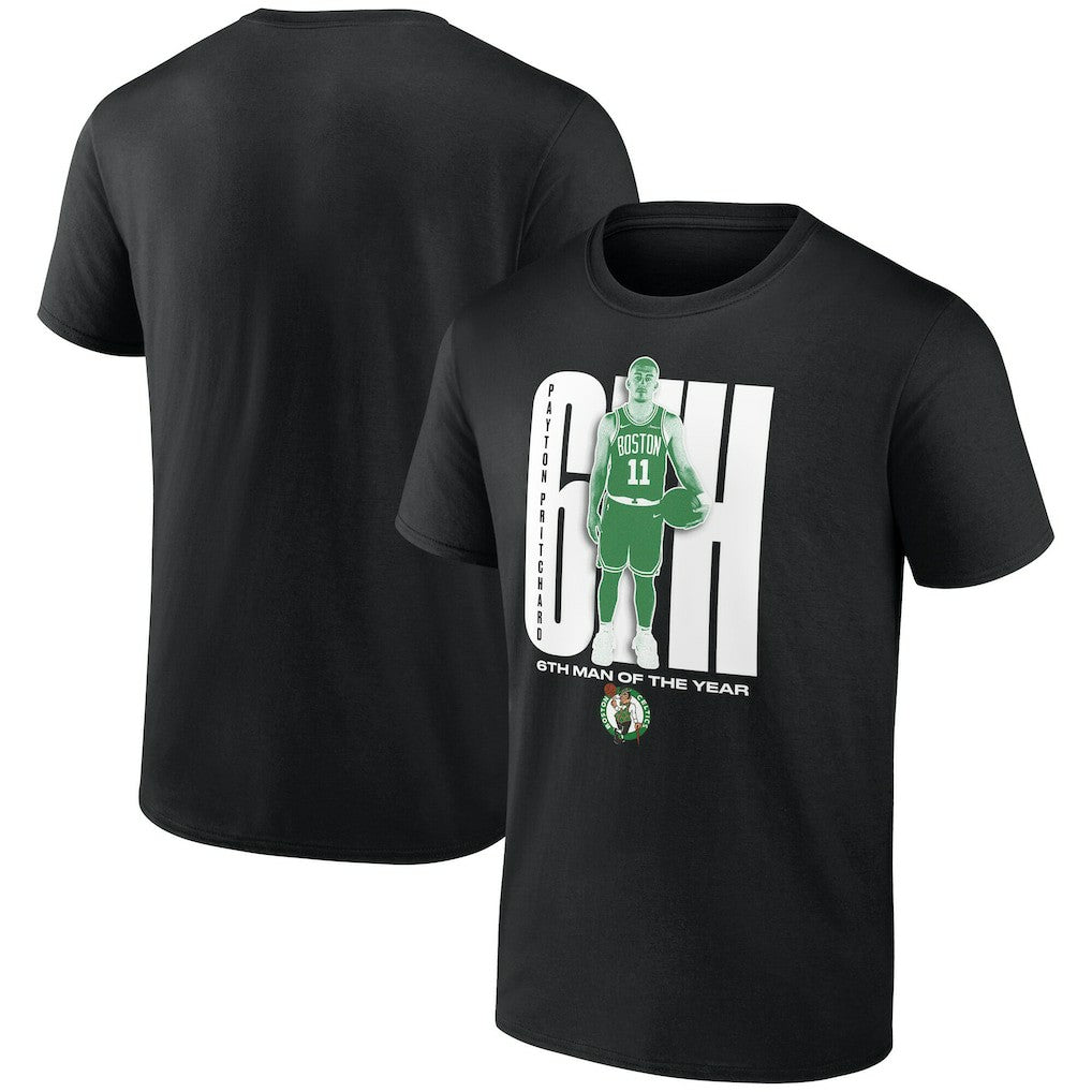 Payton Pritchard Boston Celtics 2025 NBA Sixth Man of the Year T-Shirt - Black for sale
