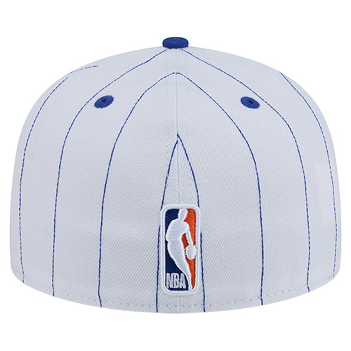 New York Knicks Wordmark Pinstripe 59FIFTY Fitted Hat - White | New Era on sale