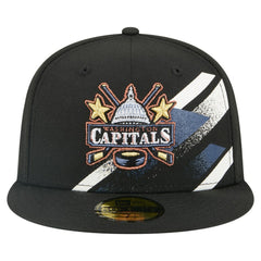 Washington Capitals New Era Faded Lines 59FIFTY Fitted Hat
