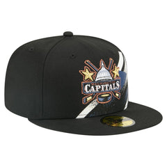 Washington Capitals New Era Faded Lines 59FIFTY Fitted Hat