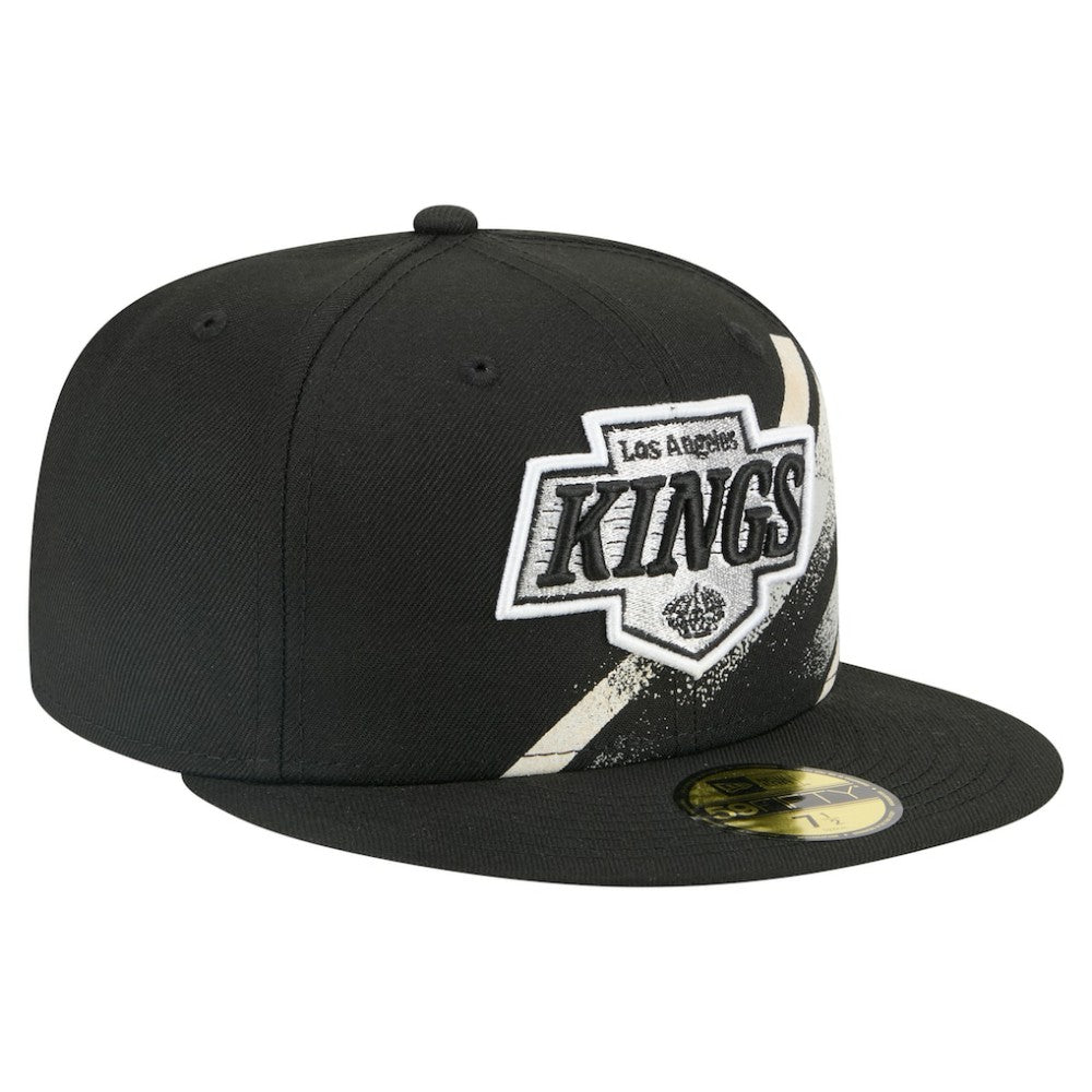 Los Angeles Kings New Era Faded Lines 59FIFTY Fitted Hat