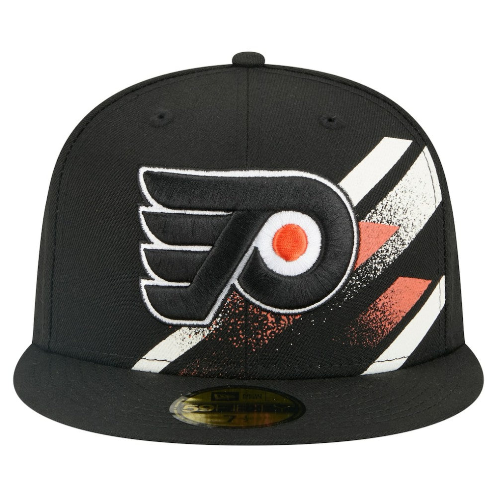 Philadelphia Flyers New Era Faded Lines 59FIFTY Fitted Hat