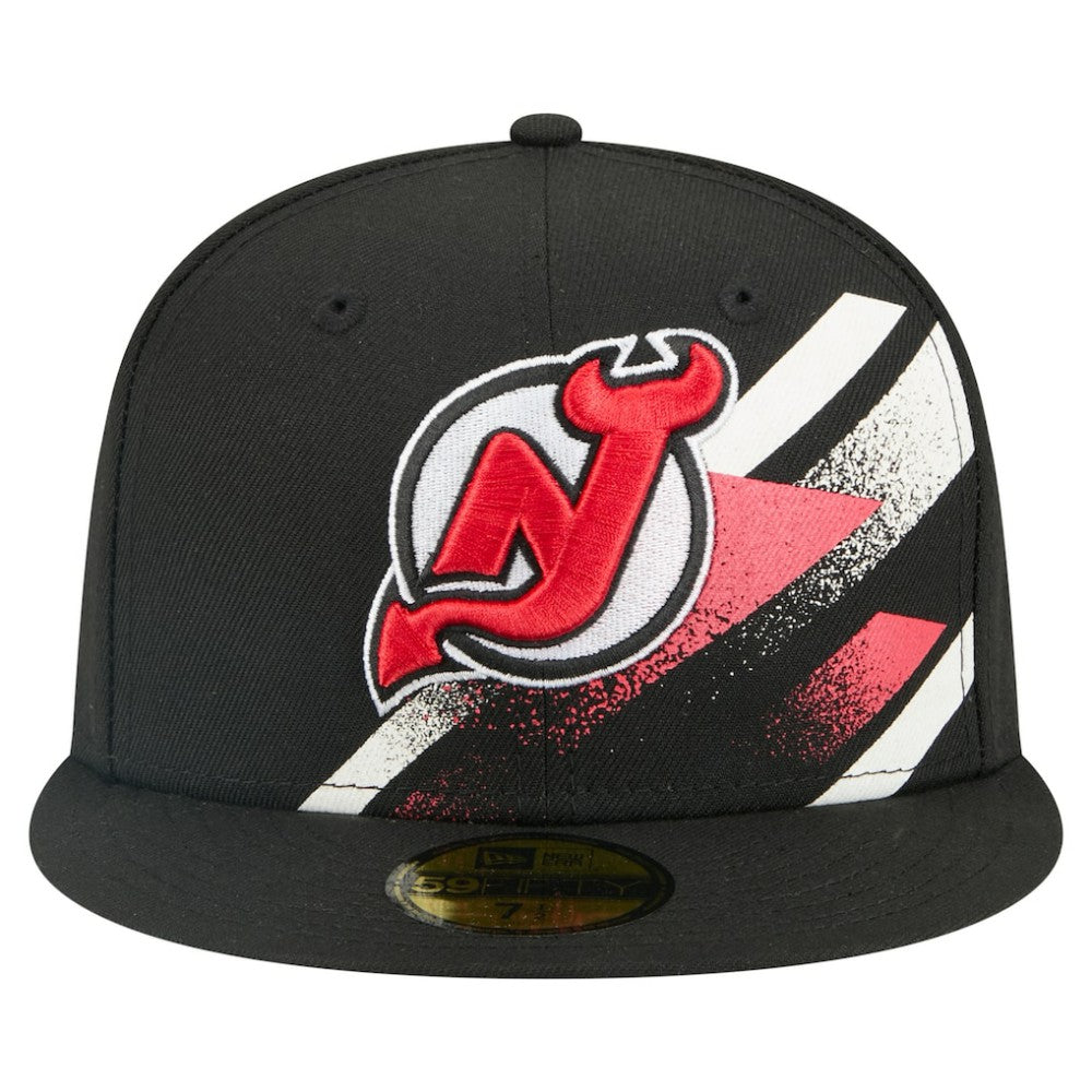 New Jersey Devils New Era Faded Lines 59FIFTY Fitted Hat