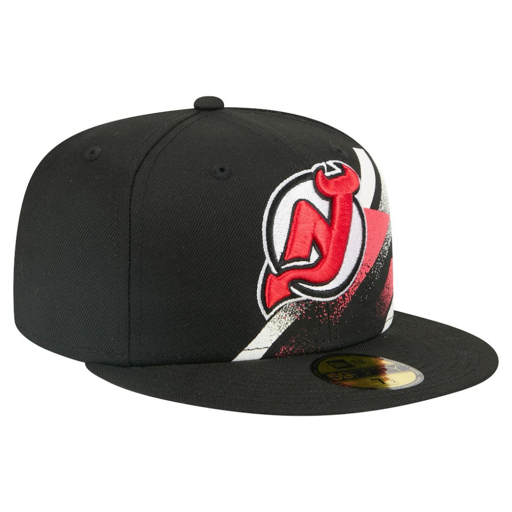 New Jersey Devils New Era Faded Lines 59FIFTY Fitted Hat