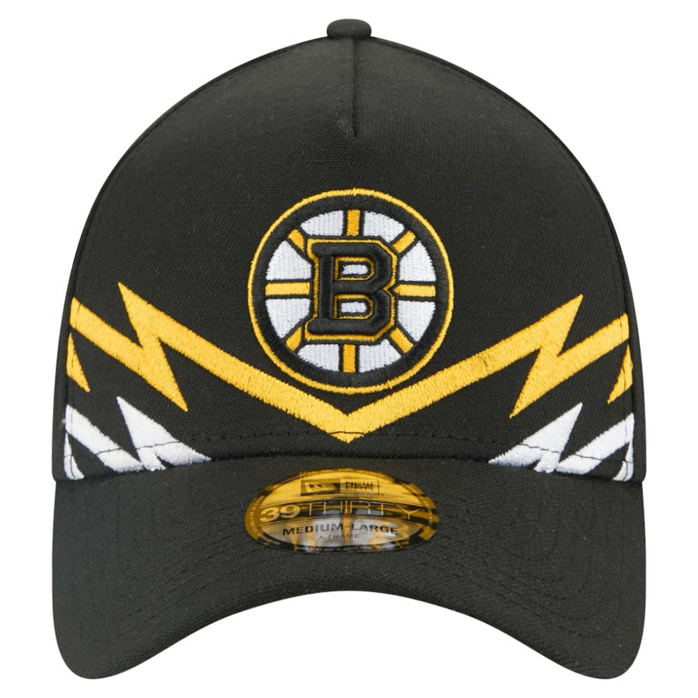 Boston Bruins New Era 39THIRTY A-Frame Perforated Flex Hat