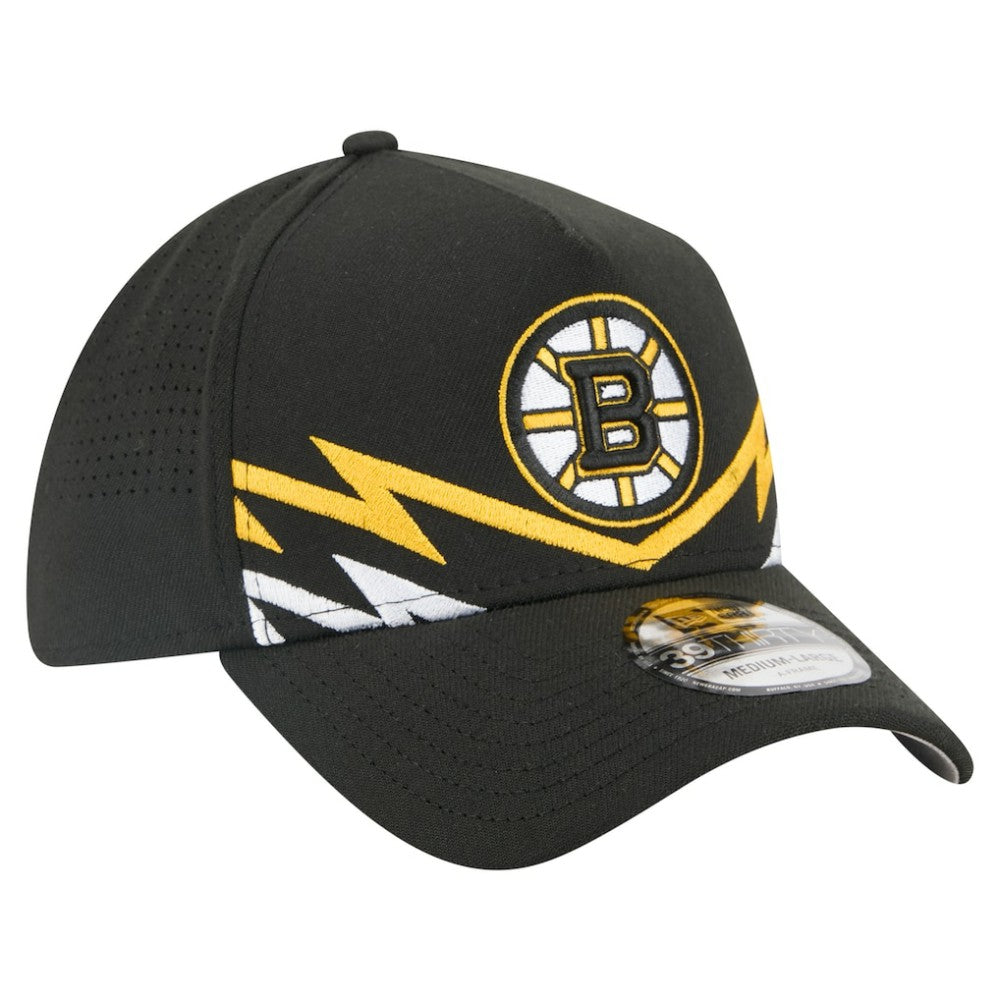 Boston Bruins New Era 39THIRTY A-Frame Perforated Flex Hat