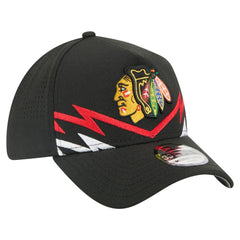 Chicago Blackhawks New Era 39THIRTY A-Frame Perforated Flex Hat