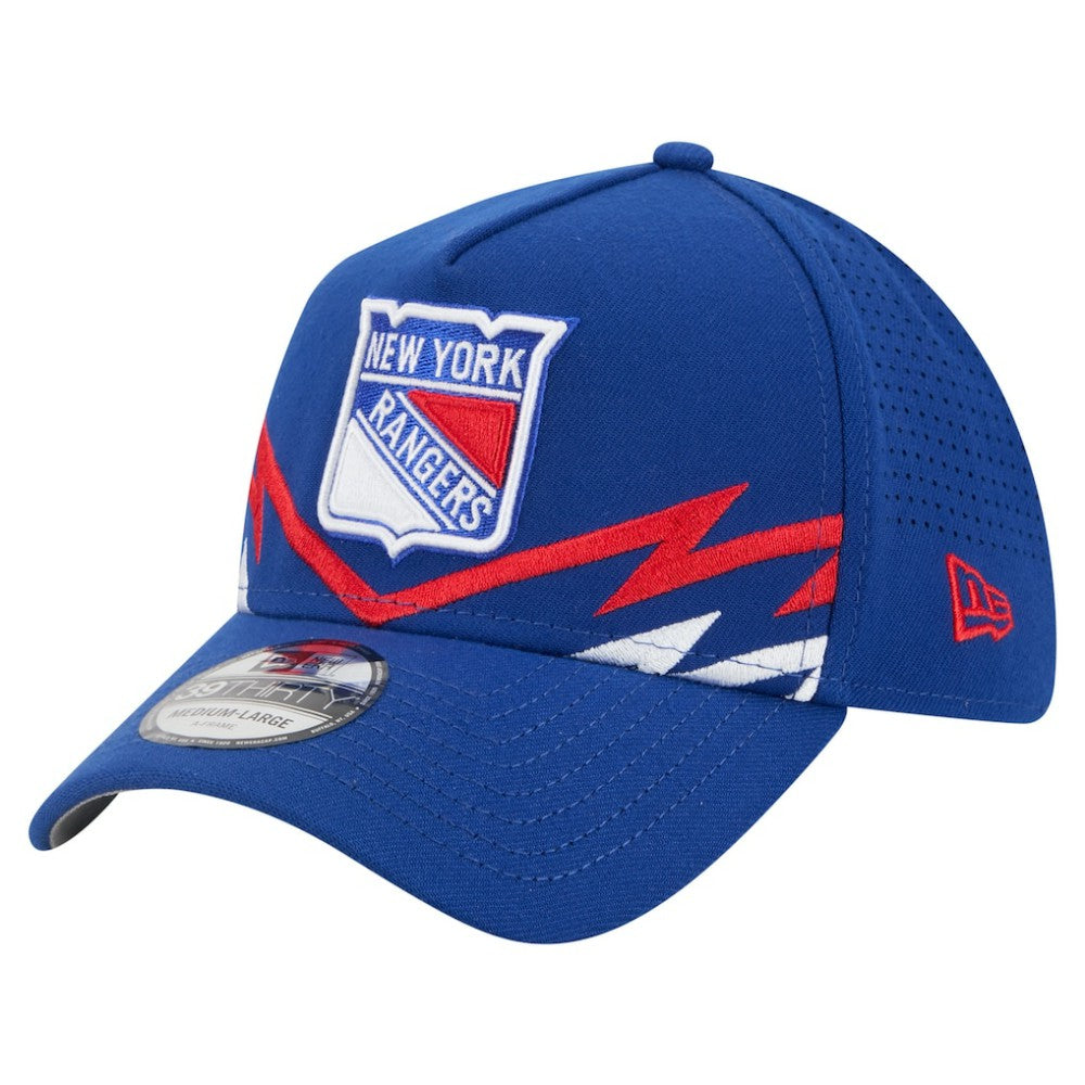 New York Rangers New Era 39THIRTY A-Frame Perforated Flex Hat