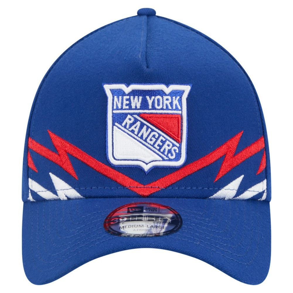New York Rangers New Era 39THIRTY A-Frame Perforated Flex Hat