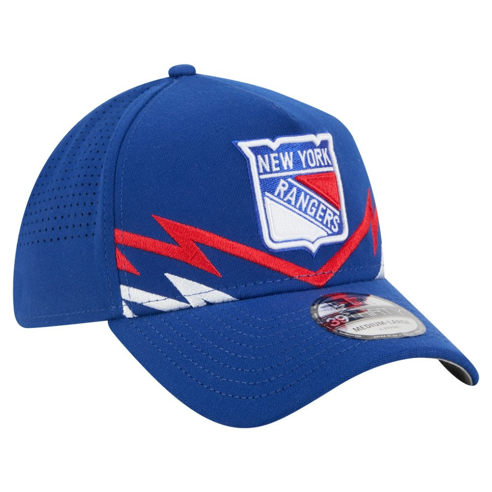 New York Rangers New Era 39THIRTY A-Frame Perforated Flex Hat