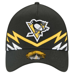 Pittsburgh Penguins New Era 39THIRTY A-Frame Perforated Flex Hat