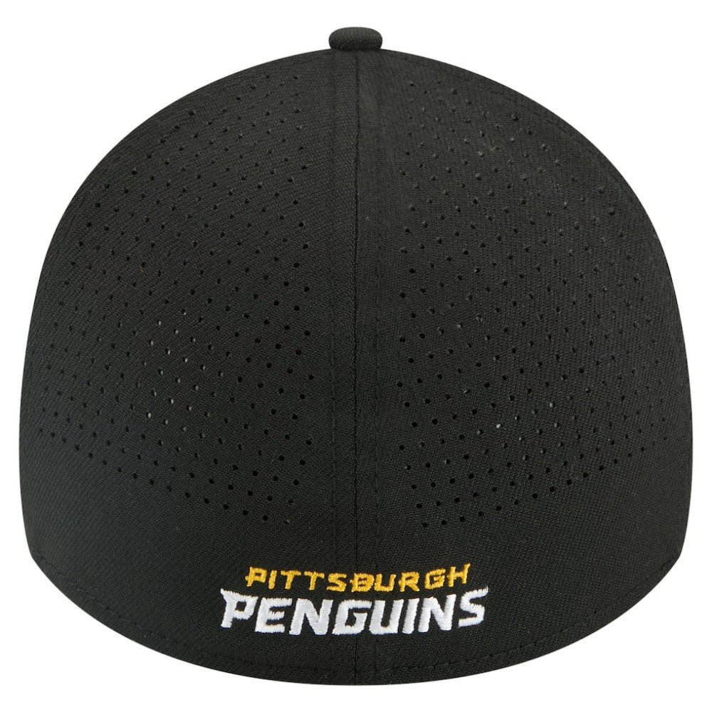 Pittsburgh Penguins New Era 39THIRTY A-Frame Perforated Flex Hat