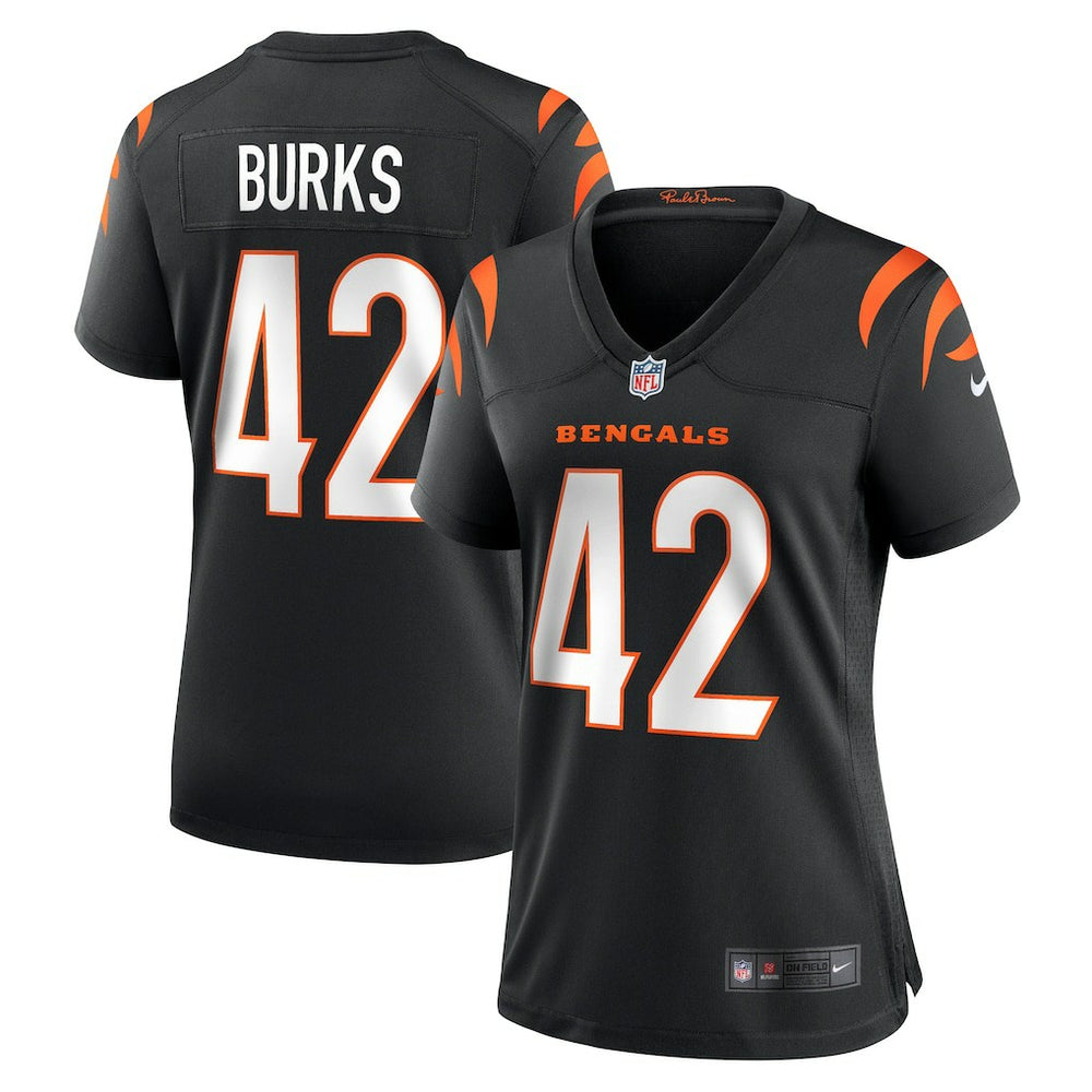NFL Cincinnati Bengals Oren Burks  Women's Team Game Jersey