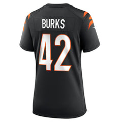 NFL Cincinnati Bengals Oren Burks  Women's Team Game Jersey