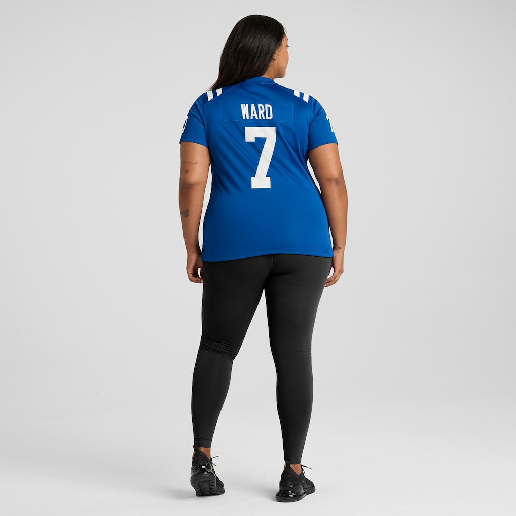 NFL Indianapolis Colts Charvarius Ward  Women's Team Game Jersey