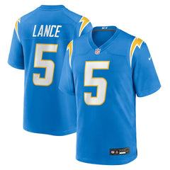 NFL Los Angeles Chargers Trey Lance  Team Game Jersey