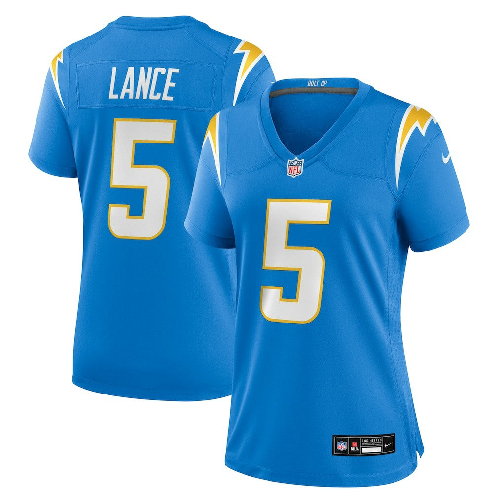 NFL Los Angeles Chargers Trey Lance  Women's Team Game Jersey