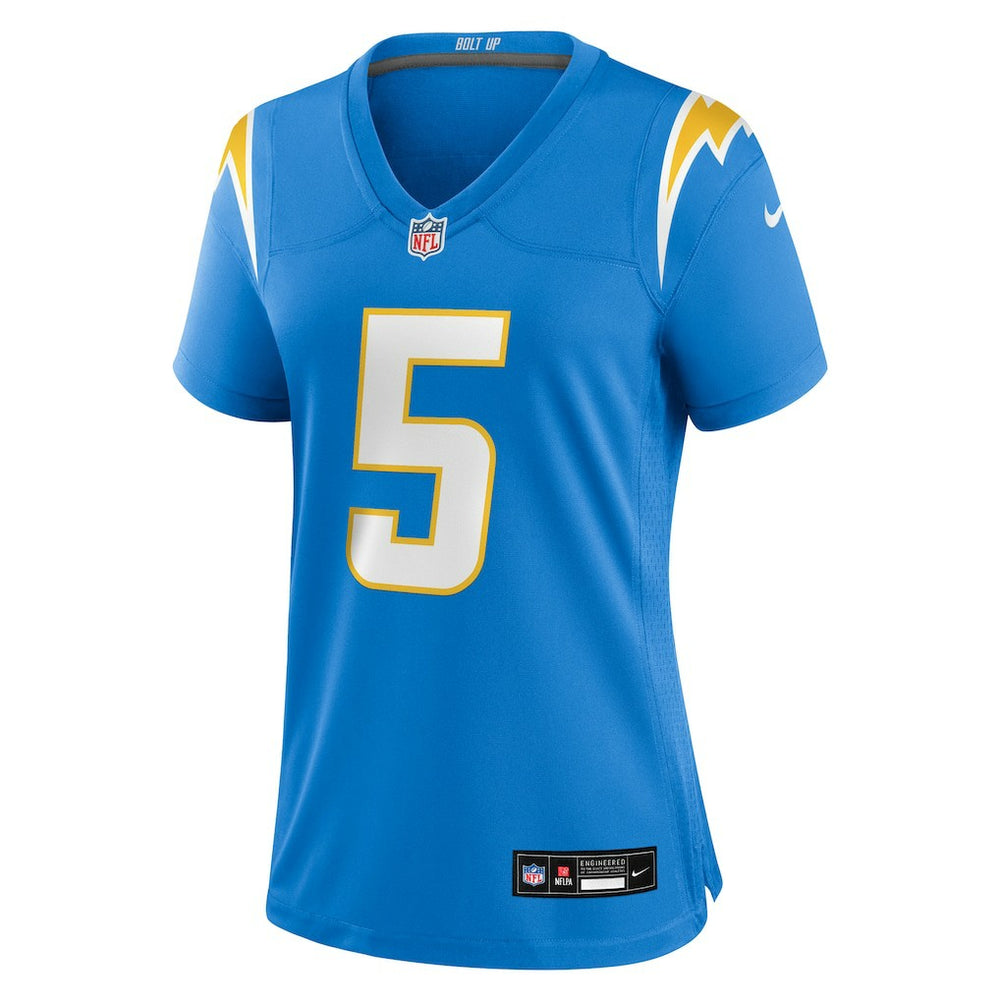 NFL Los Angeles Chargers Trey Lance  Women's Team Game Jersey