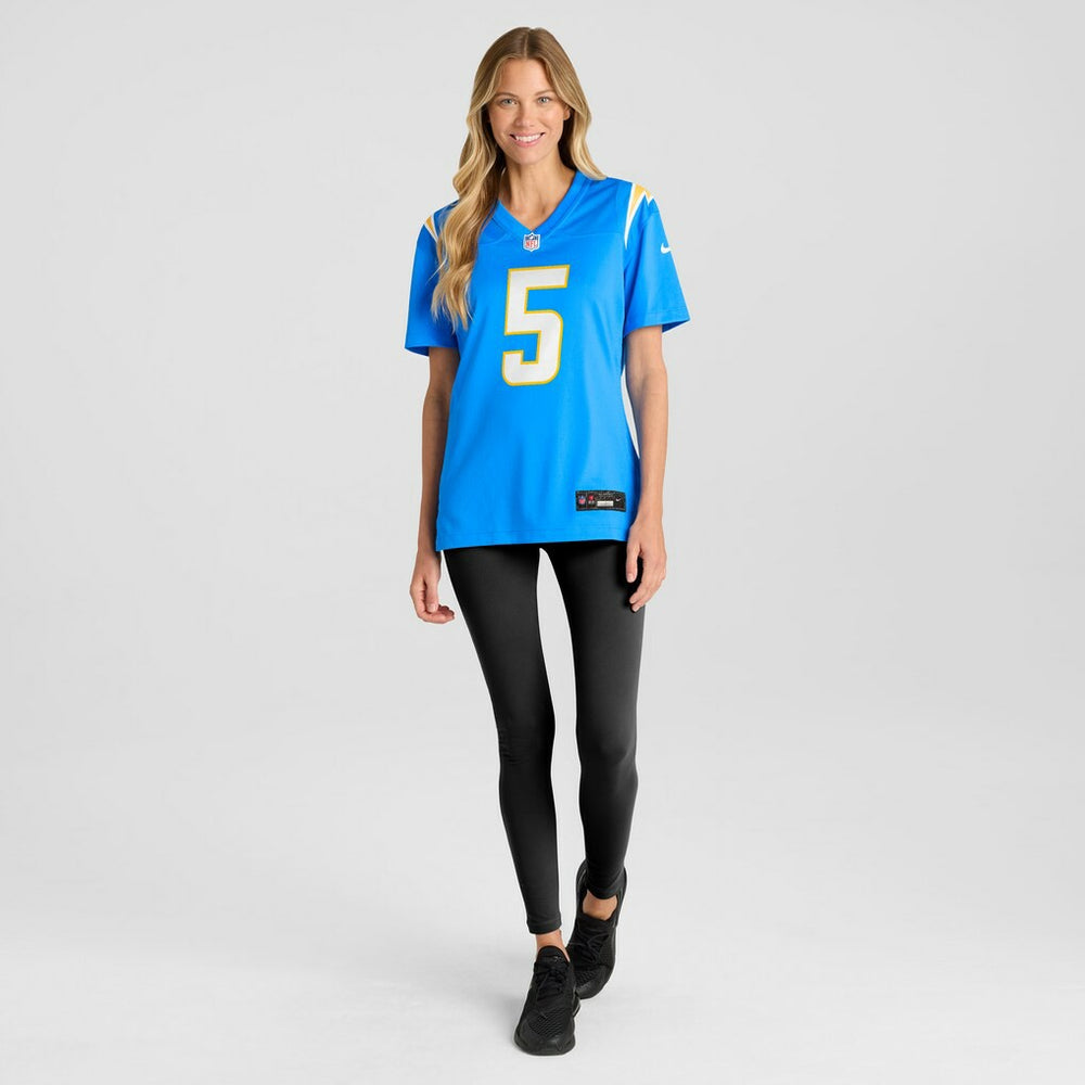 NFL Los Angeles Chargers Trey Lance  Women's Team Game Jersey