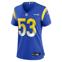 NFL Los Angeles Rams Nate Landman  Women's Team Game Jersey