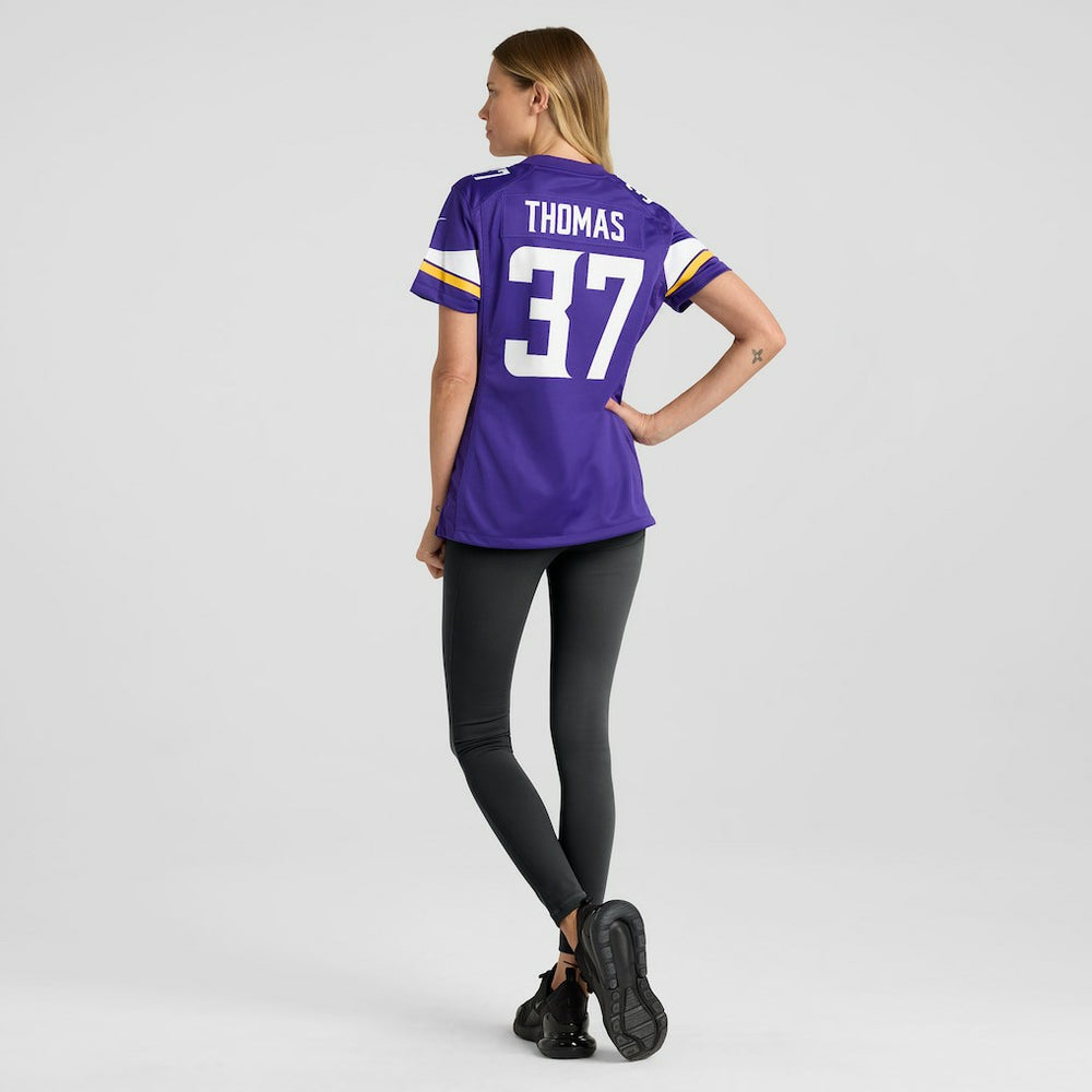 NFL Minnesota Vikings Tavierre Thomas  Women's Team Game Jersey