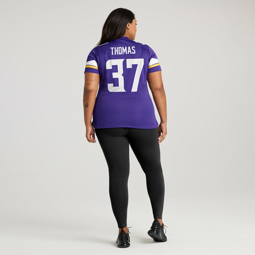 NFL Minnesota Vikings Tavierre Thomas  Women's Team Game Jersey
