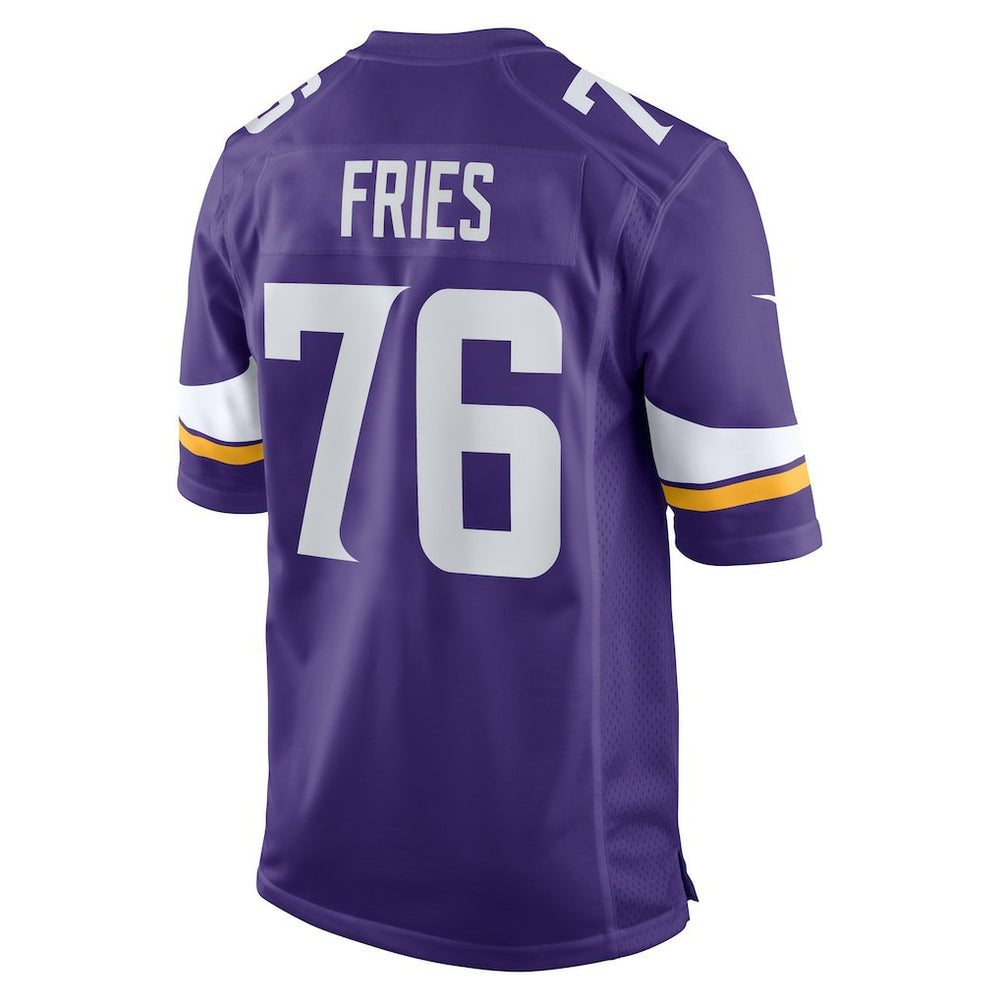 NFL Minnesota Vikings Will Fries  Team Game Jersey