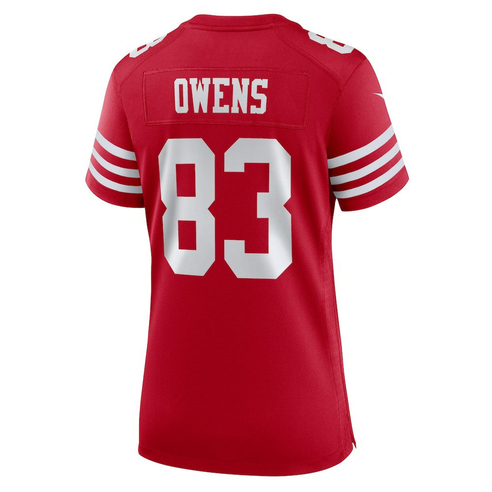 NFL San Francisco 49ers Terique Owens  Women's Team Game Jersey