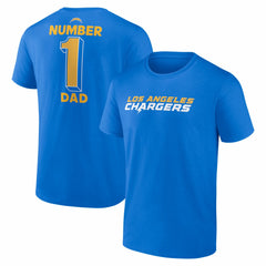 NFL Los Angeles Chargers #1 Dad Jersey T-Shirt